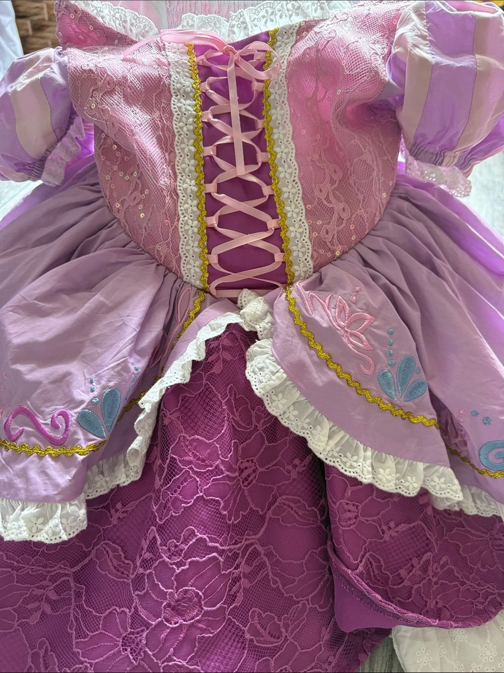 NWT-Bitty bundle of joy- Tangled Princess Dress-Up Costume for Kids